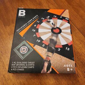 Lawn Darts Yard Games Black Series Inflatable Reversible Target Baseball